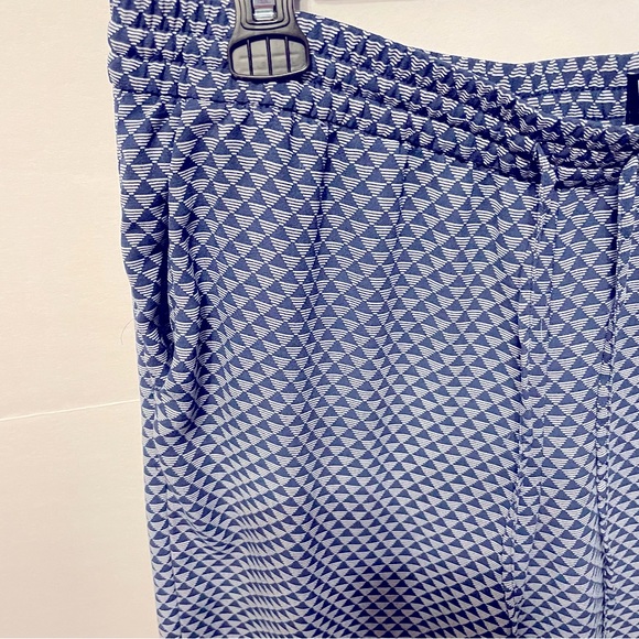 Gap Blue Geometric Pattern Polyester Joggers Sz L - Picture 5 of 12